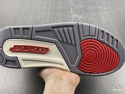 Cement Jordan SoftTouch Retro 3 3832 Black CK9246- Gold 1029